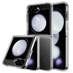 Wholesale Clear Armor Hybrid Transparent Case for Samsung Galaxy Z Flip 5 (Clear)